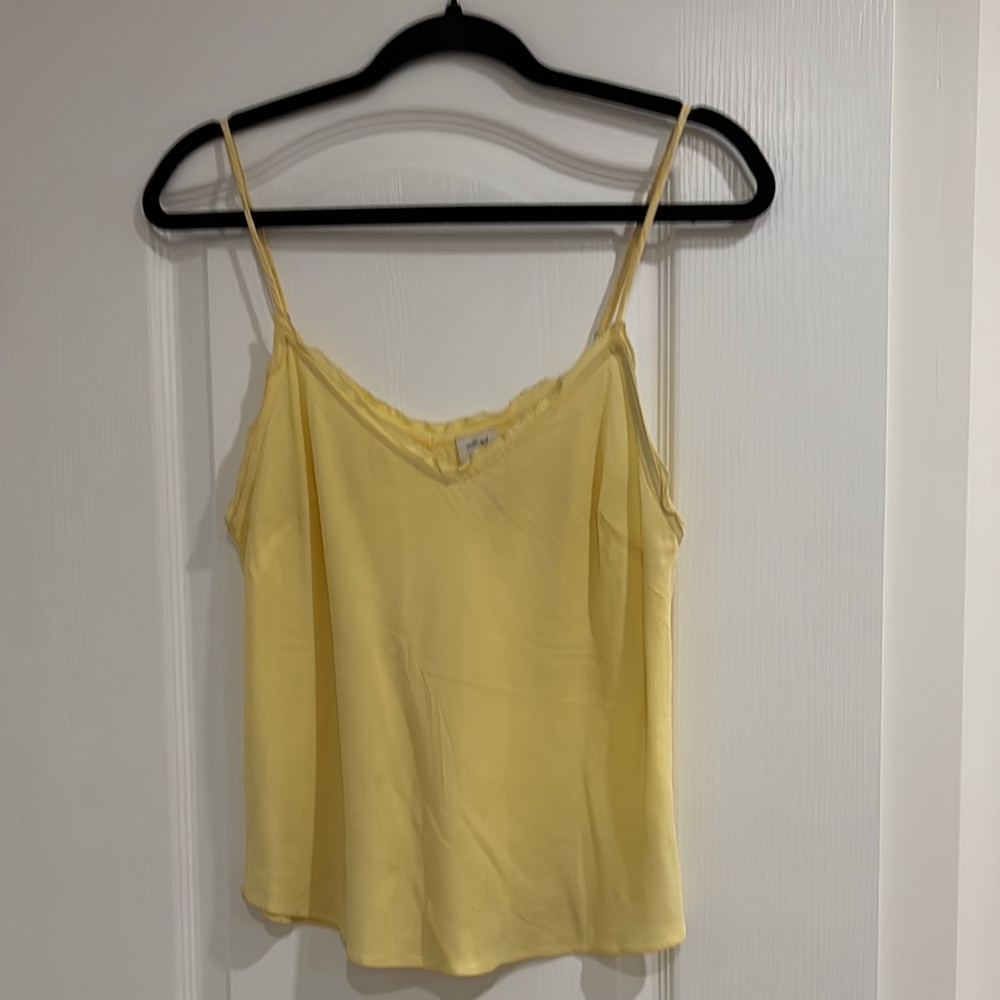Wilfred Yellow Sleeveless Camisole Top